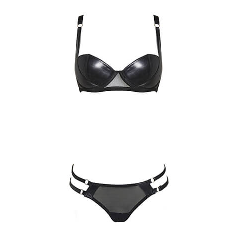 Nina Cuir Lingerie Set