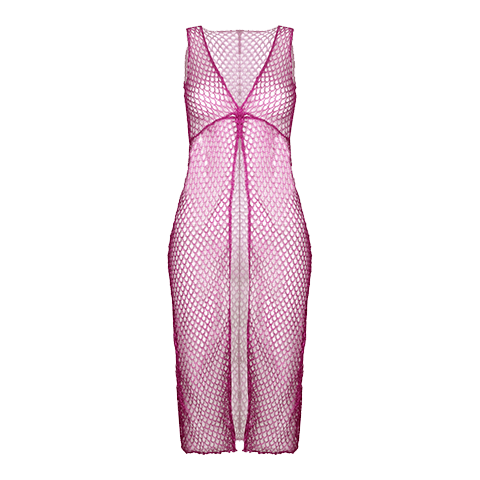 Pink Mesh Dress