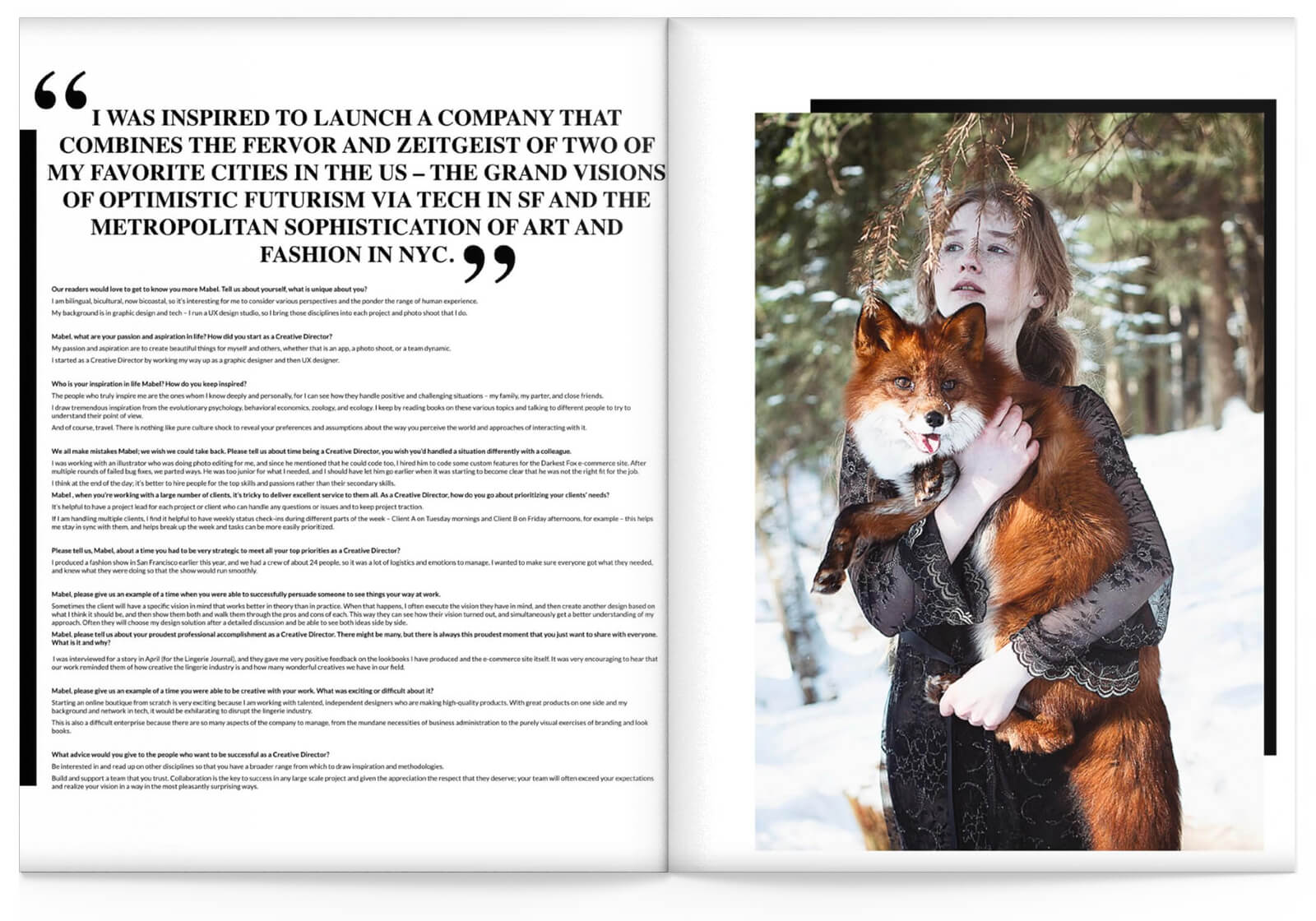 Model Citizen Magazine 15 • Darkest Fox