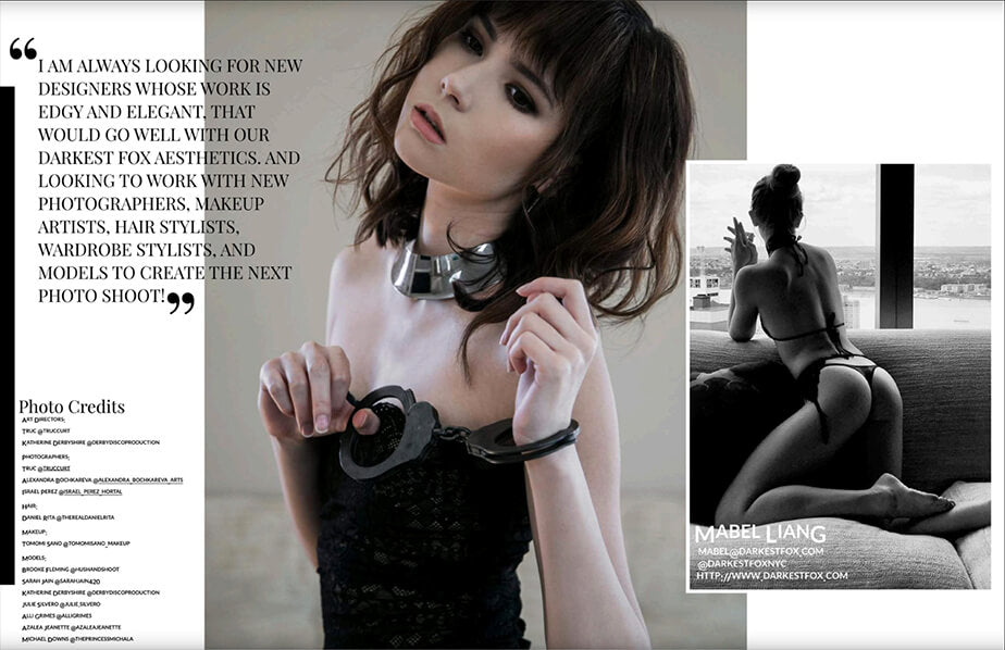 Fashion Editorial in Model Citizen Magazine Spread 3