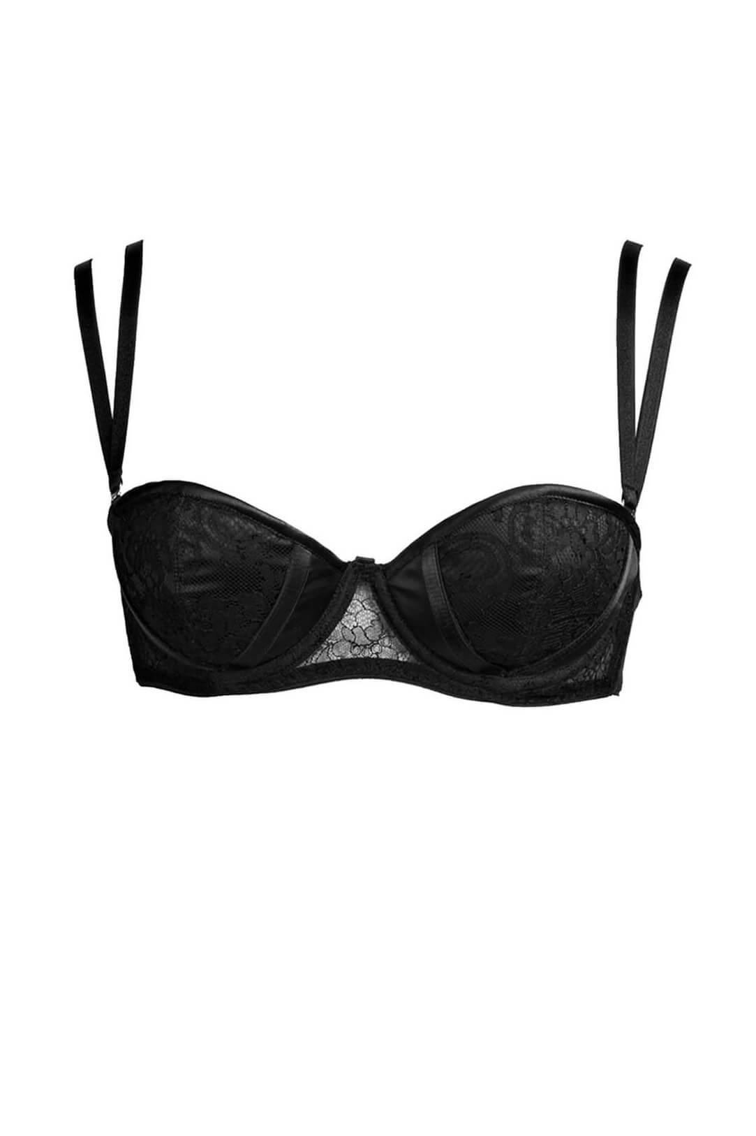 Annabel Chantilly Lace Peephole Bra • Something Wicked • Made in UK ...