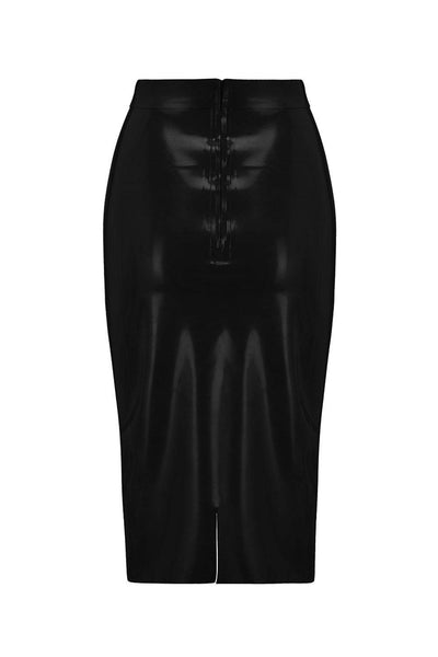 Latex Midi Skirt • Haute Couture Fetish Clothing • Elissa Poppy ...