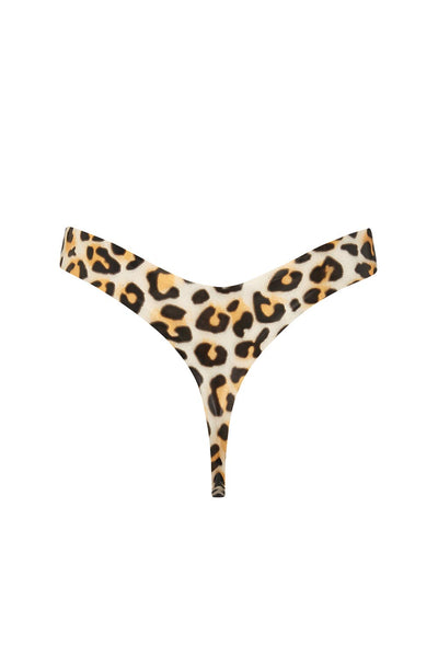 Tau Leopard Print Latex Thong • Bespoke Fetish Lingerie • Elissa Poppy ...