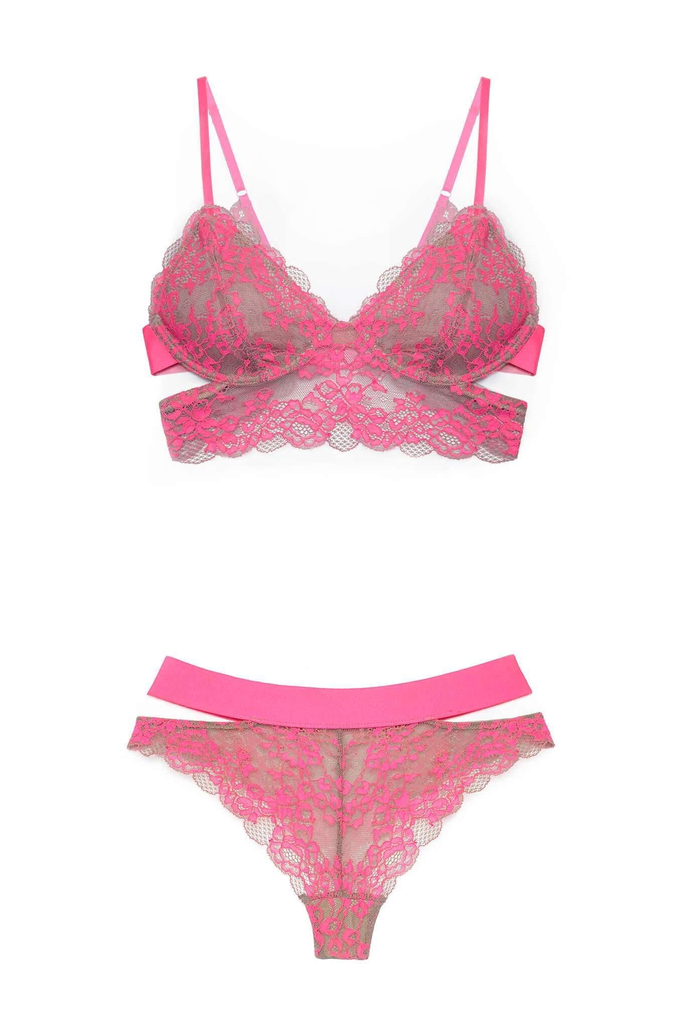 Wild Lace Longline Lingerie Set • Sexy Romantic Lingerie • Monique ...