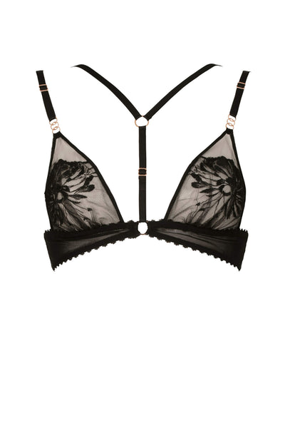 Nina Harness Bralette • Sexy French Lingerie • Made in France– Darkest Fox