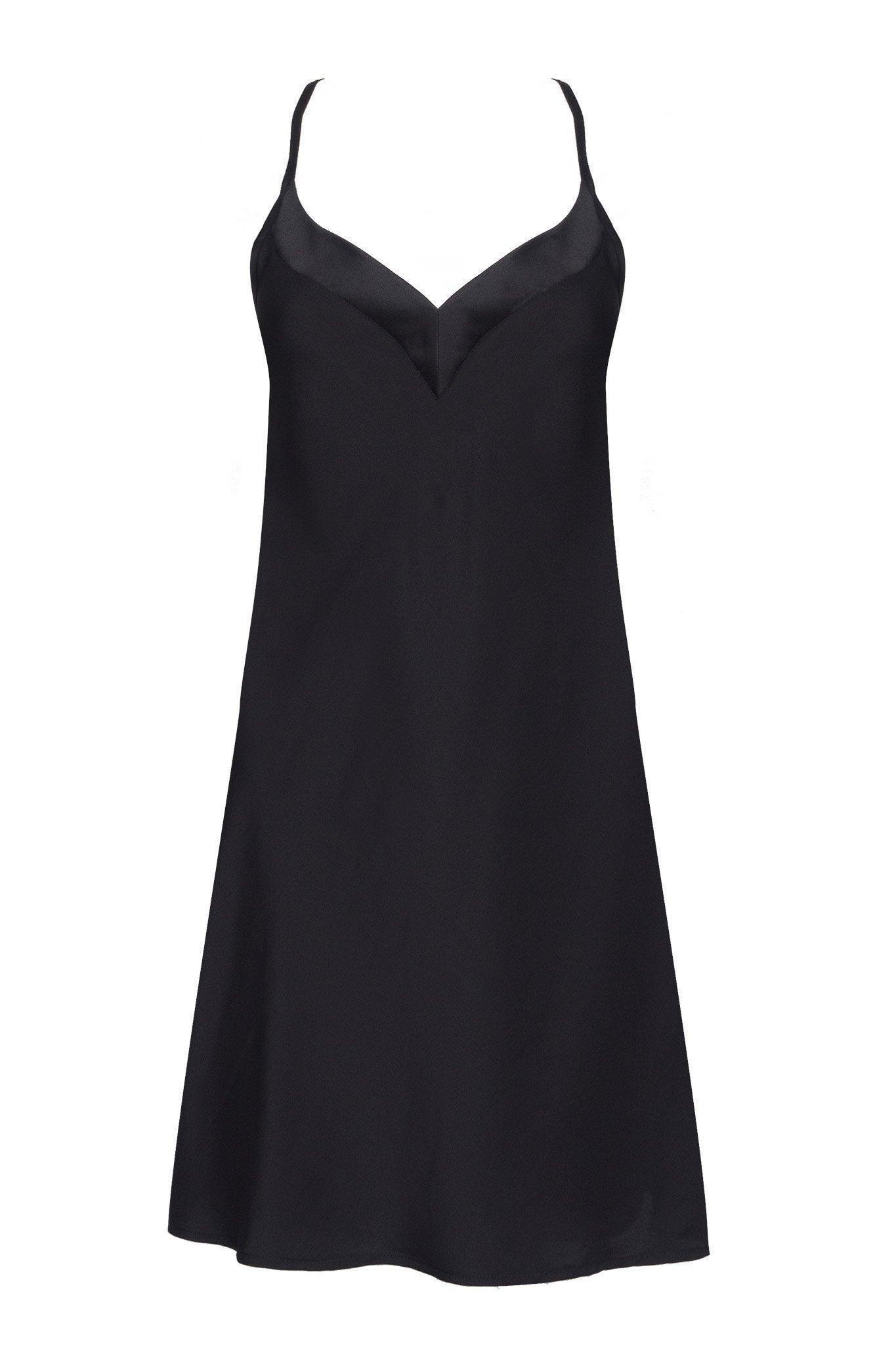 pure silk slip dress