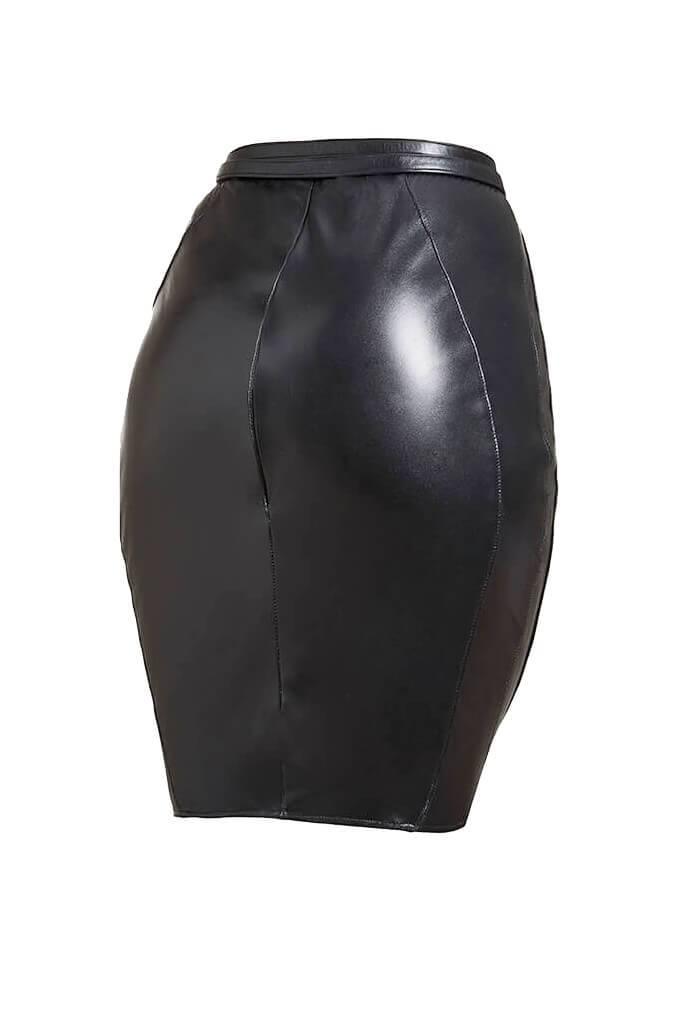 Nina Leather Skirt • Something Wicked British Leather Fetish Lingerie ...