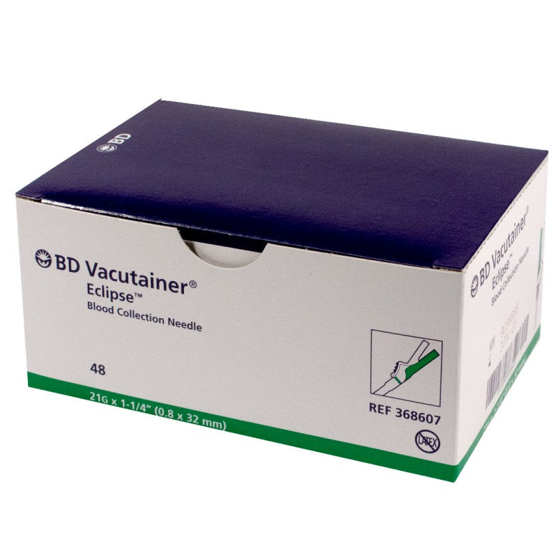 BD Vacutainer® Eclipse™ Blood Collection Needles 21G x 11/4" 368607