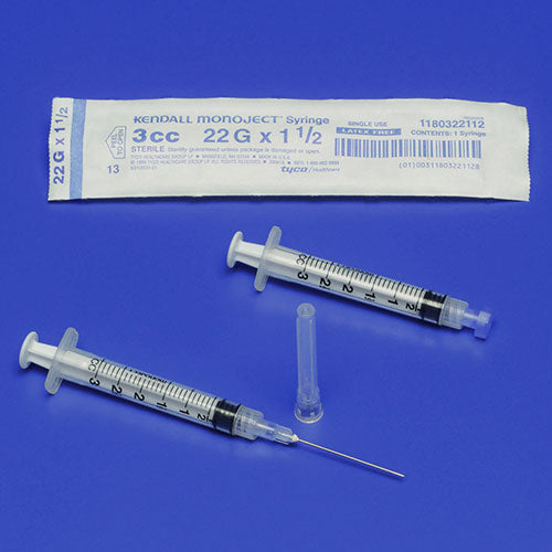 Monoject Standard Syringes 3ml 23g X 1 Soft Pack Medsitis