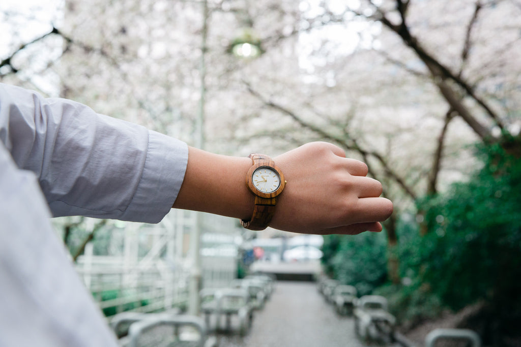 Tense Watches - Willow Wood Watch in Teak Wood