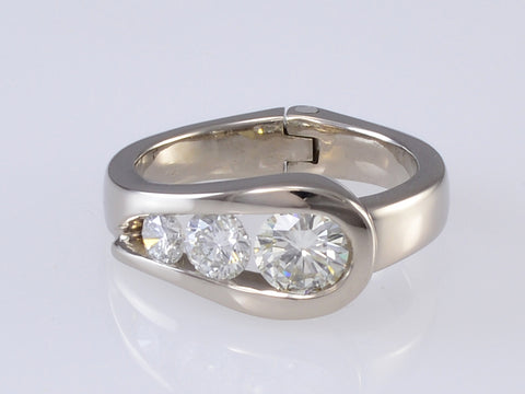 Sterling Silver Hinged to Open Arthritis Ring | Arthritis Rings