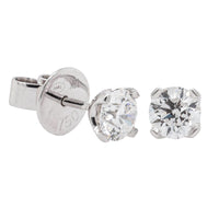 18ct White Gold 1.40ct Diamond Blossom Stud Earrings - Walker & Hall