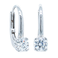 Ever Blossom Ear Studs, White Gold & Diamonds - Categories Q16035