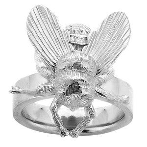 Karen Walker Bee Ring - Sterling Silver 