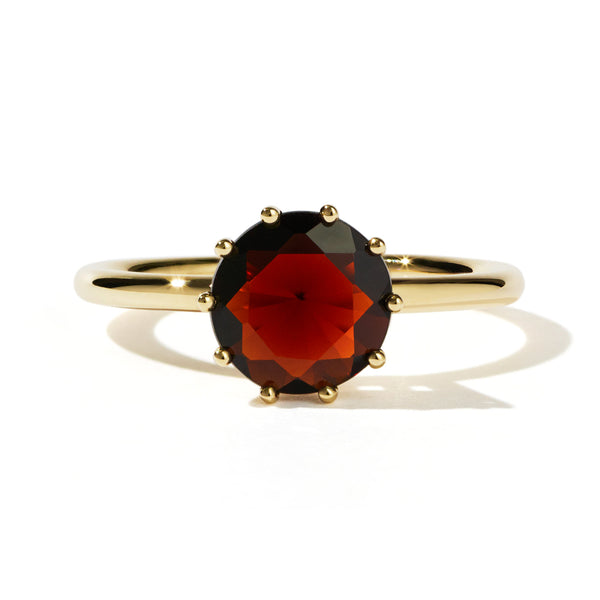 Meadowlark Geneva Ring Thai Garnet - 9ct Yellow Gold - Walker & Hall