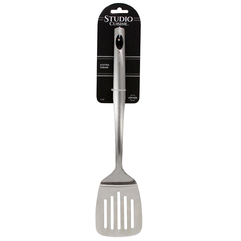 Craft Kitchen Stainless Steel Slotted Turner Spatula with Triple Rivet  Handle 