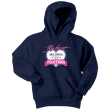 Load image into Gallery viewer, My Heart Belongs to A Policeman - Soft Youth Hoodies
