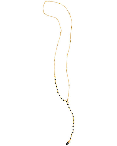 You're So Fine Half Moon Lariat | Gold