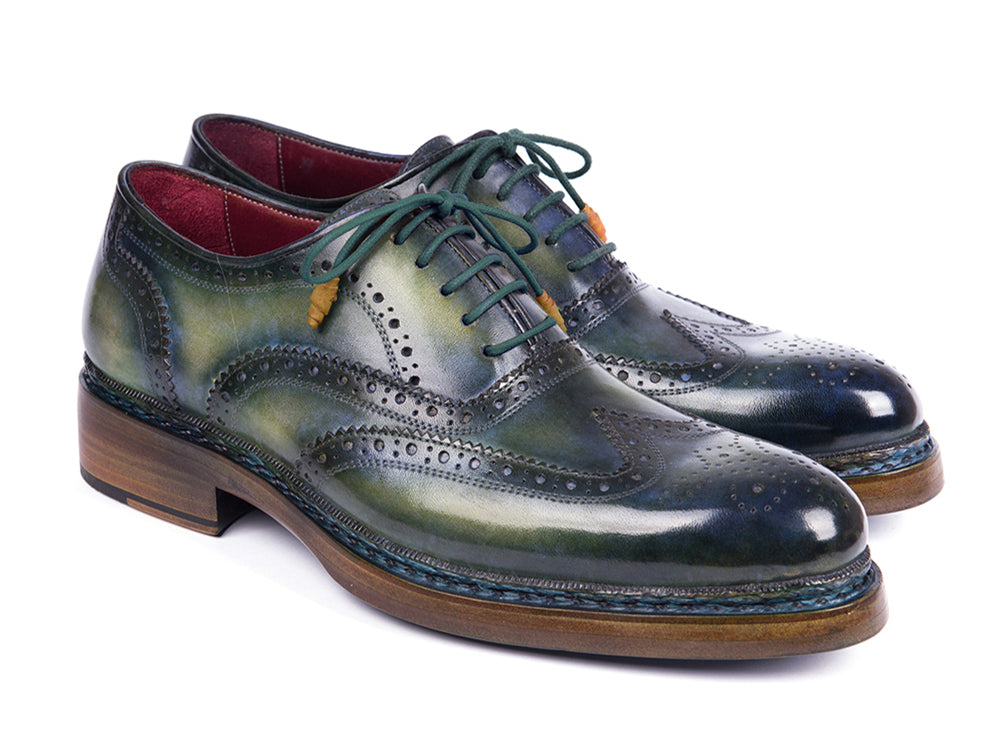 leather sole wingtip shoes