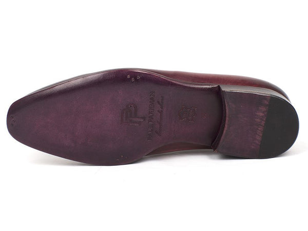 Paul Parkman Men's Burgundy Wholecut Plain Toe Oxfords (ID#DS65BUR ...