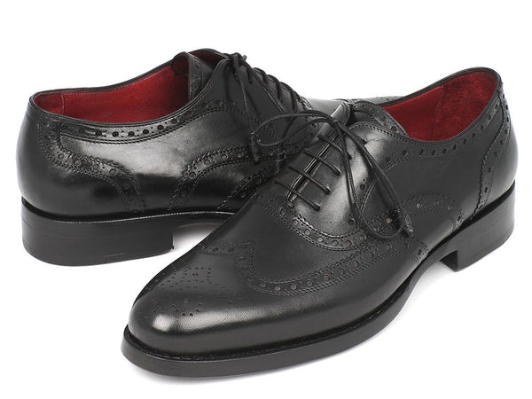 Paul Parkman Wingtip Oxford Goodyear Welted Black (ID#027-BLK) – PAUL ...