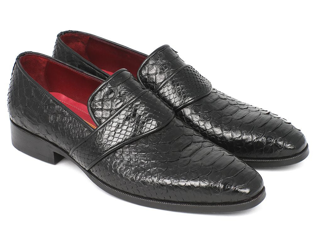 real snakeskin loafers