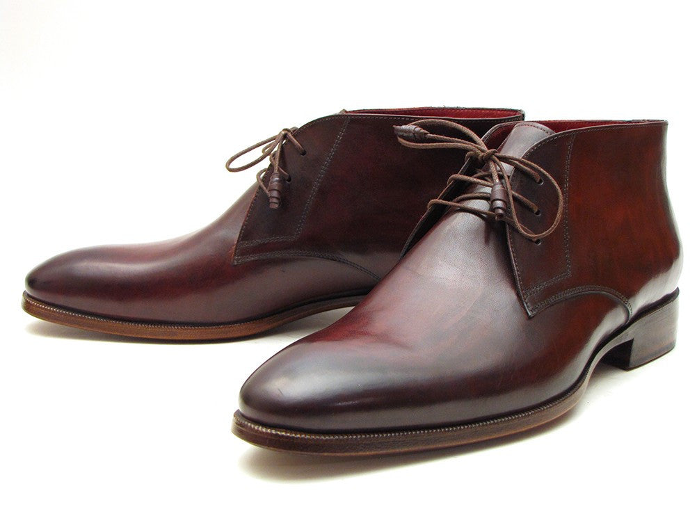 Paul Parkman Men's Chukka Boots Brown & Bordeaux (ID#CK43E8) – PAUL ...