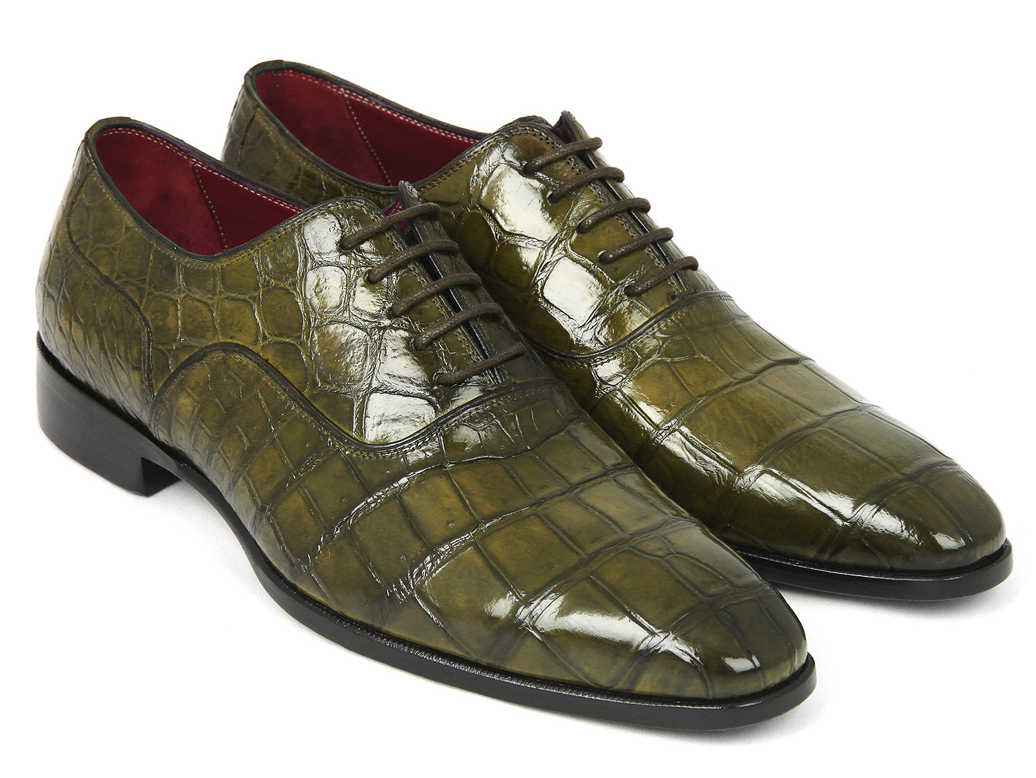 crocodile oxford shoes