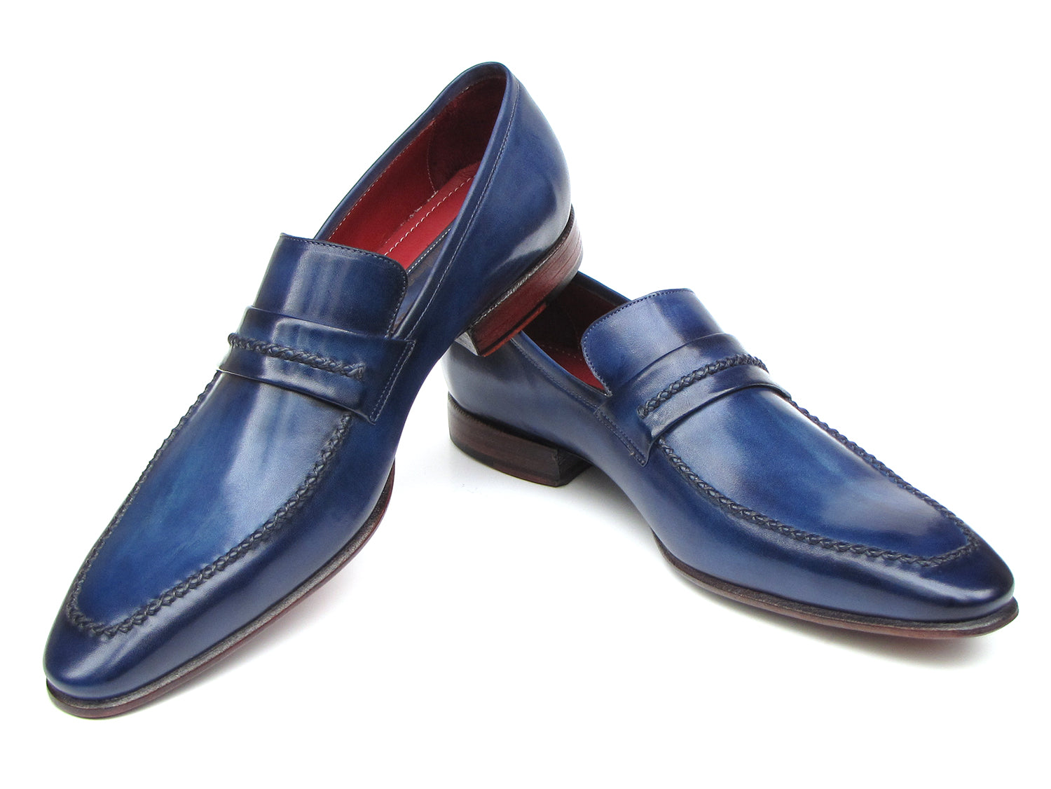 Paul Parkman Men's Loafer Shoes Navy (ID#068-BLU) – PAUL PARKMAN ...