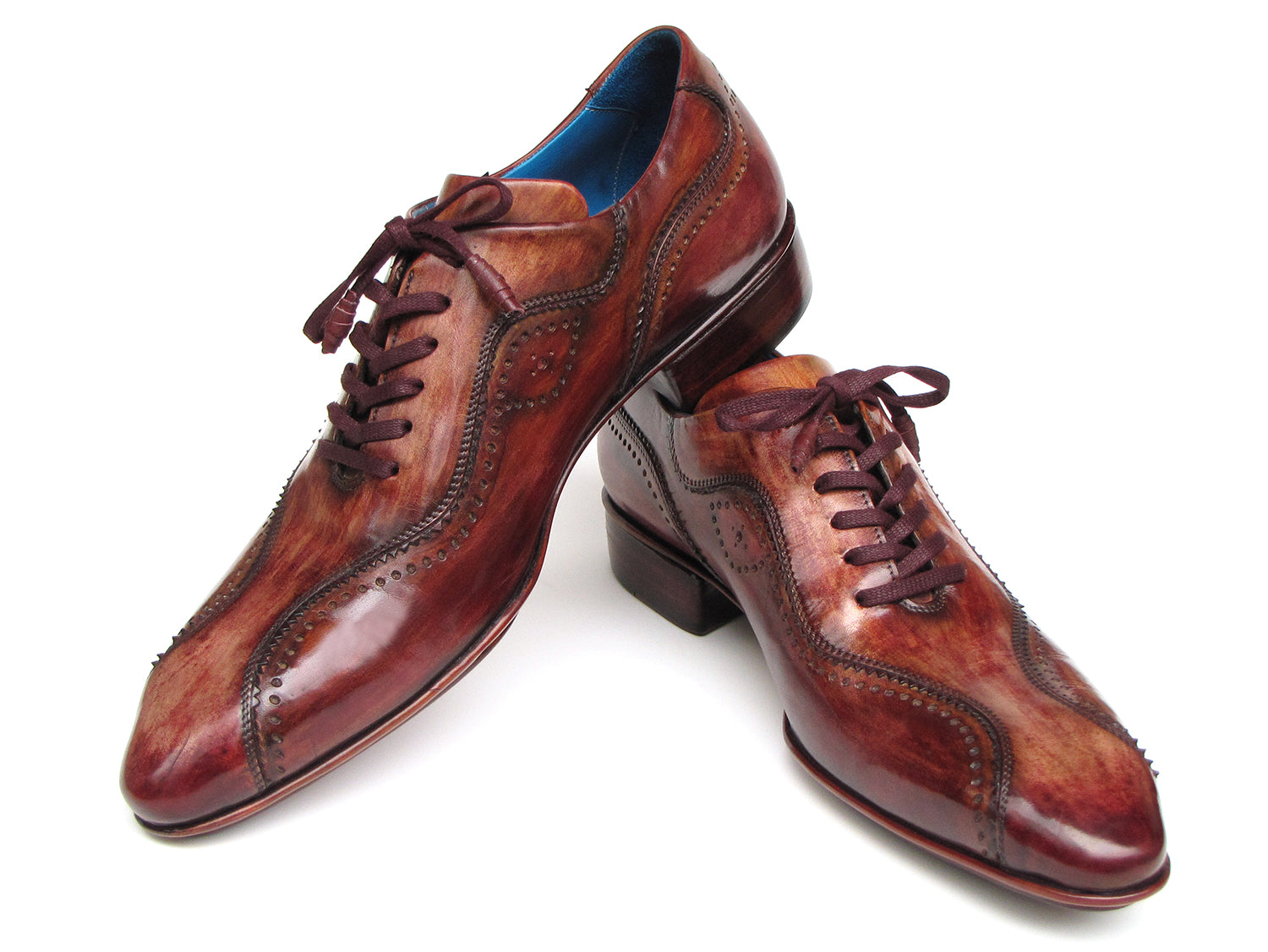 hand painted leather shoes
