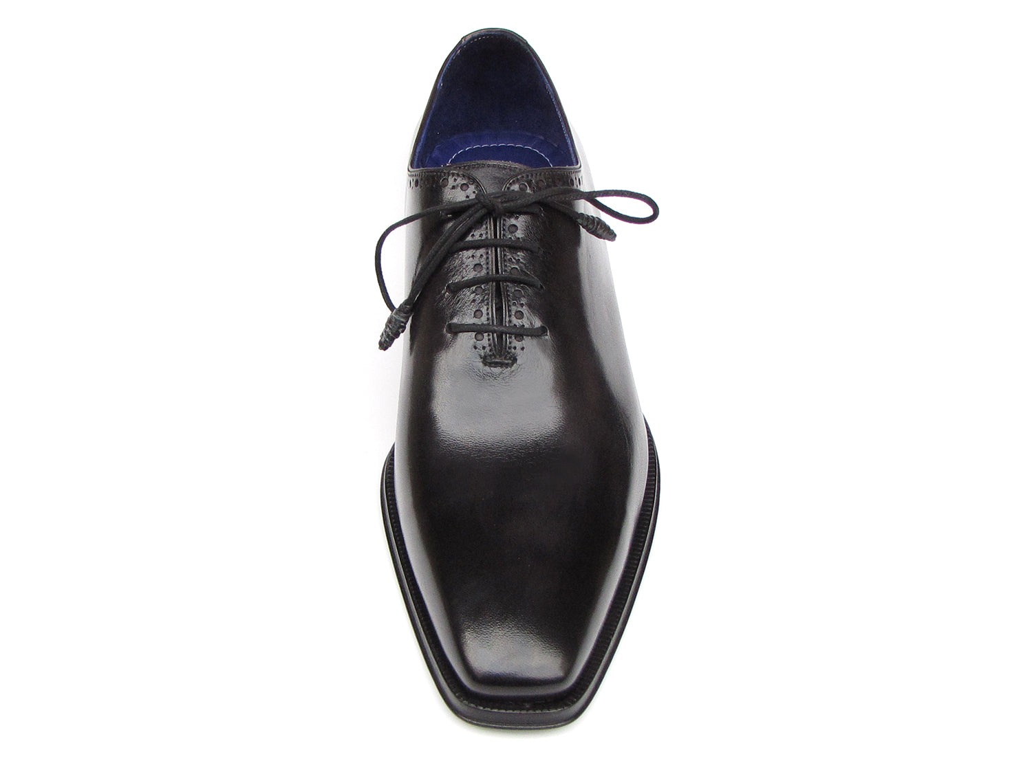 plain black oxfords