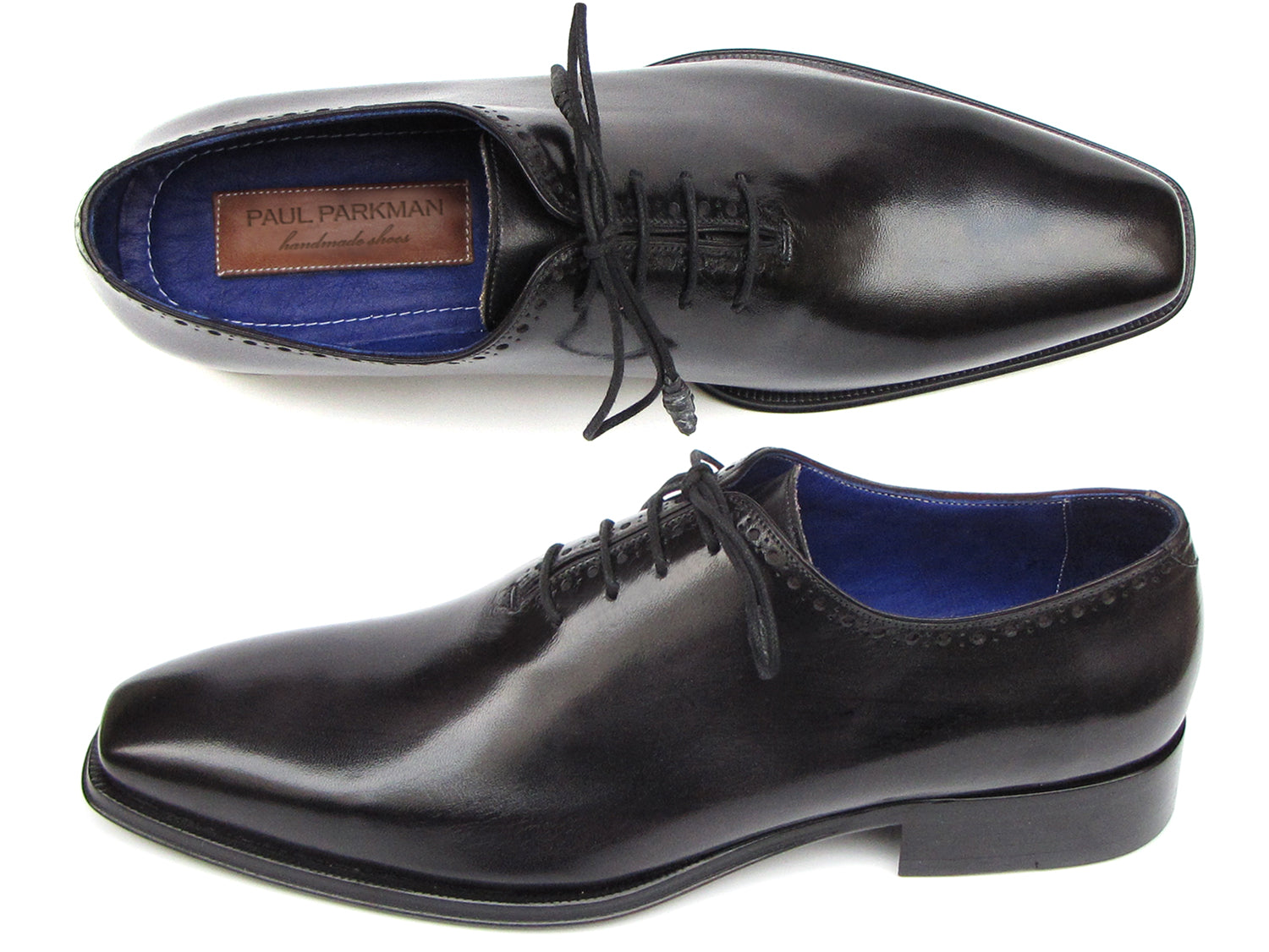 Paul Parkman Men's Plain Toe Oxfords Whole-cut Black (ID#025-BLK) – PAUL  PARKMAN® Handmade Shoes