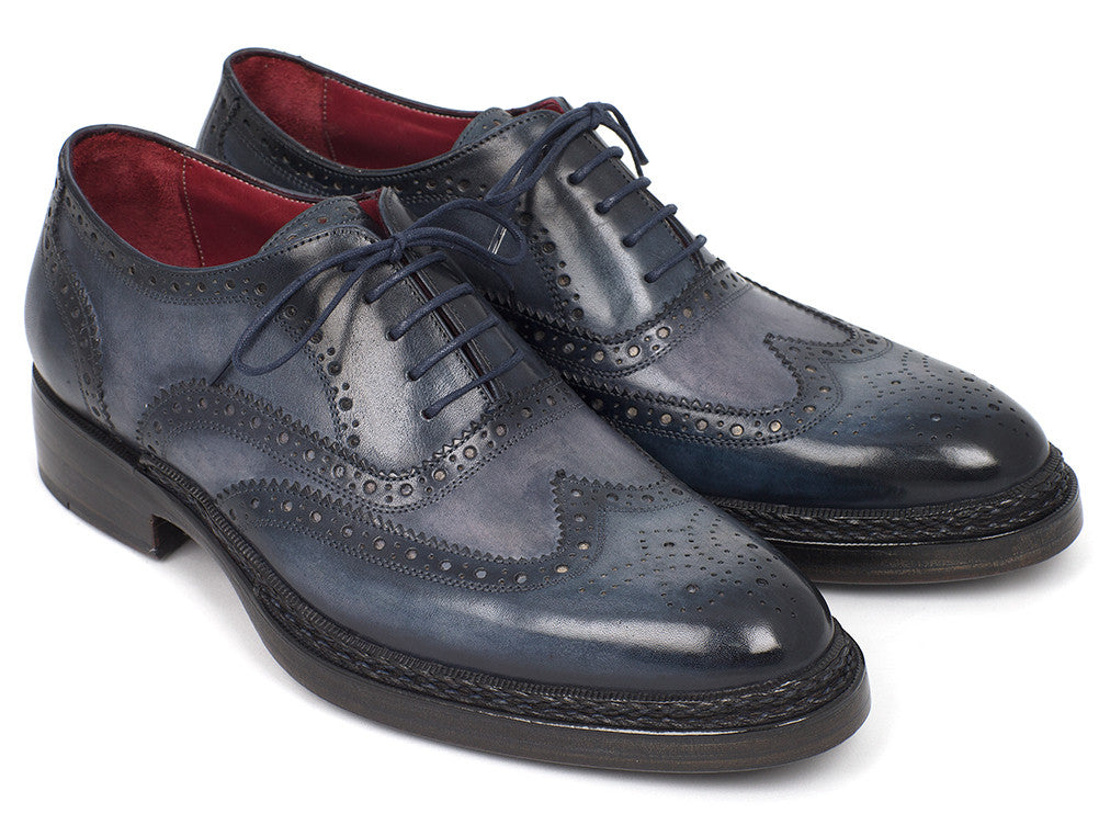 leather sole wingtip shoes