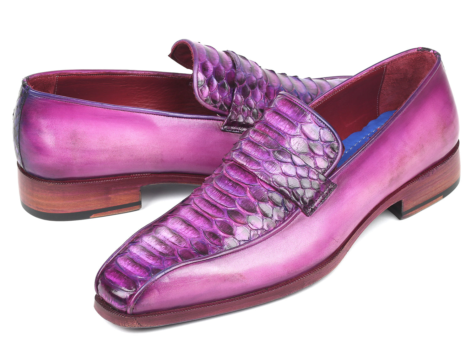 fuchsia loafers mens