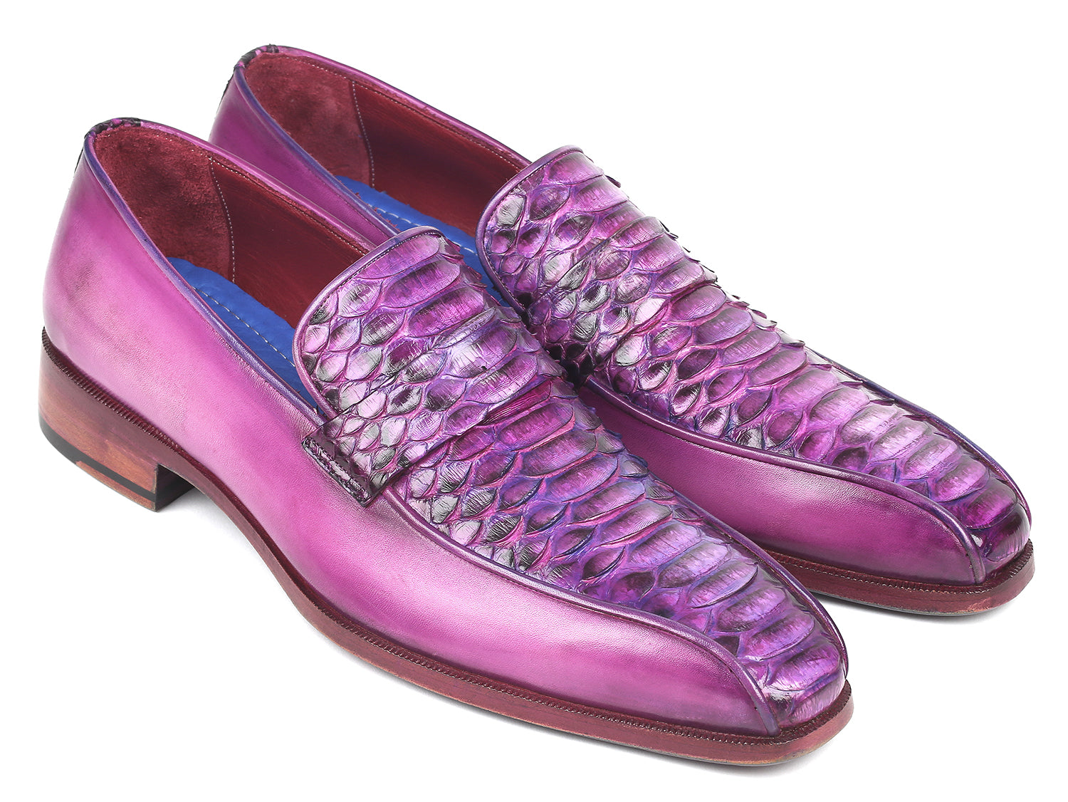 fuchsia pink loafers