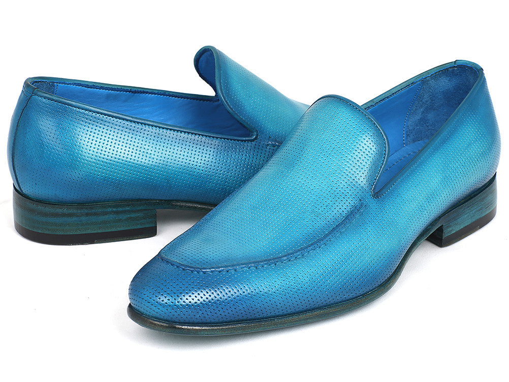 turquoise mens loafers