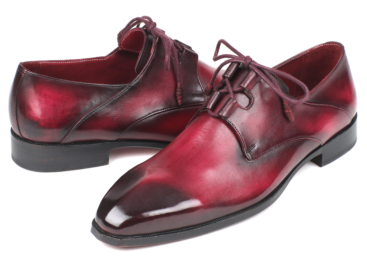 Paul Parkman Ghillie Lacing Bordeaux Dress Shoes (ID#GT515-BRD) – PAUL ...