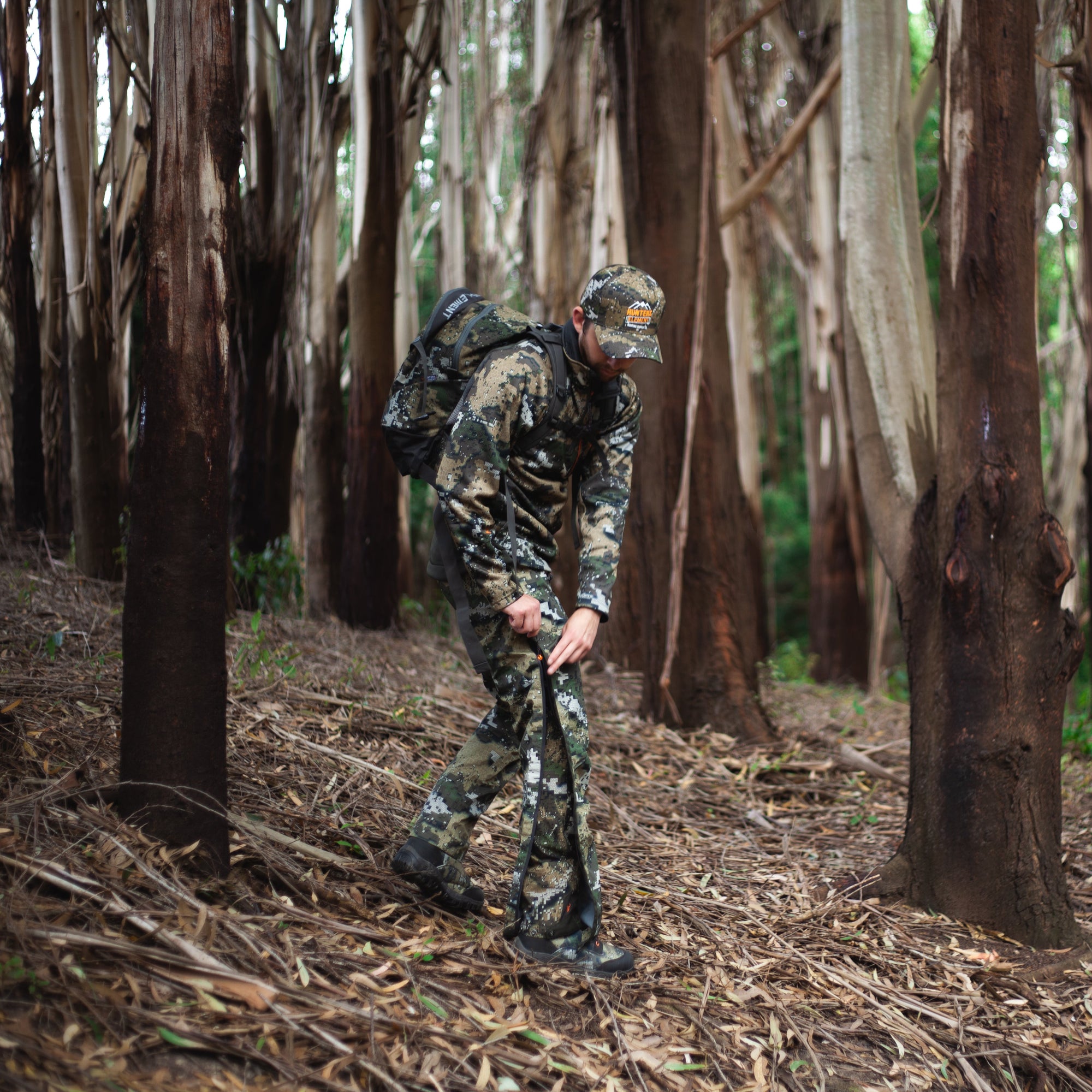 Hunters Element, Obsidian Trouser, Full-Length Side-Zip Waterproof  Hunting Pants