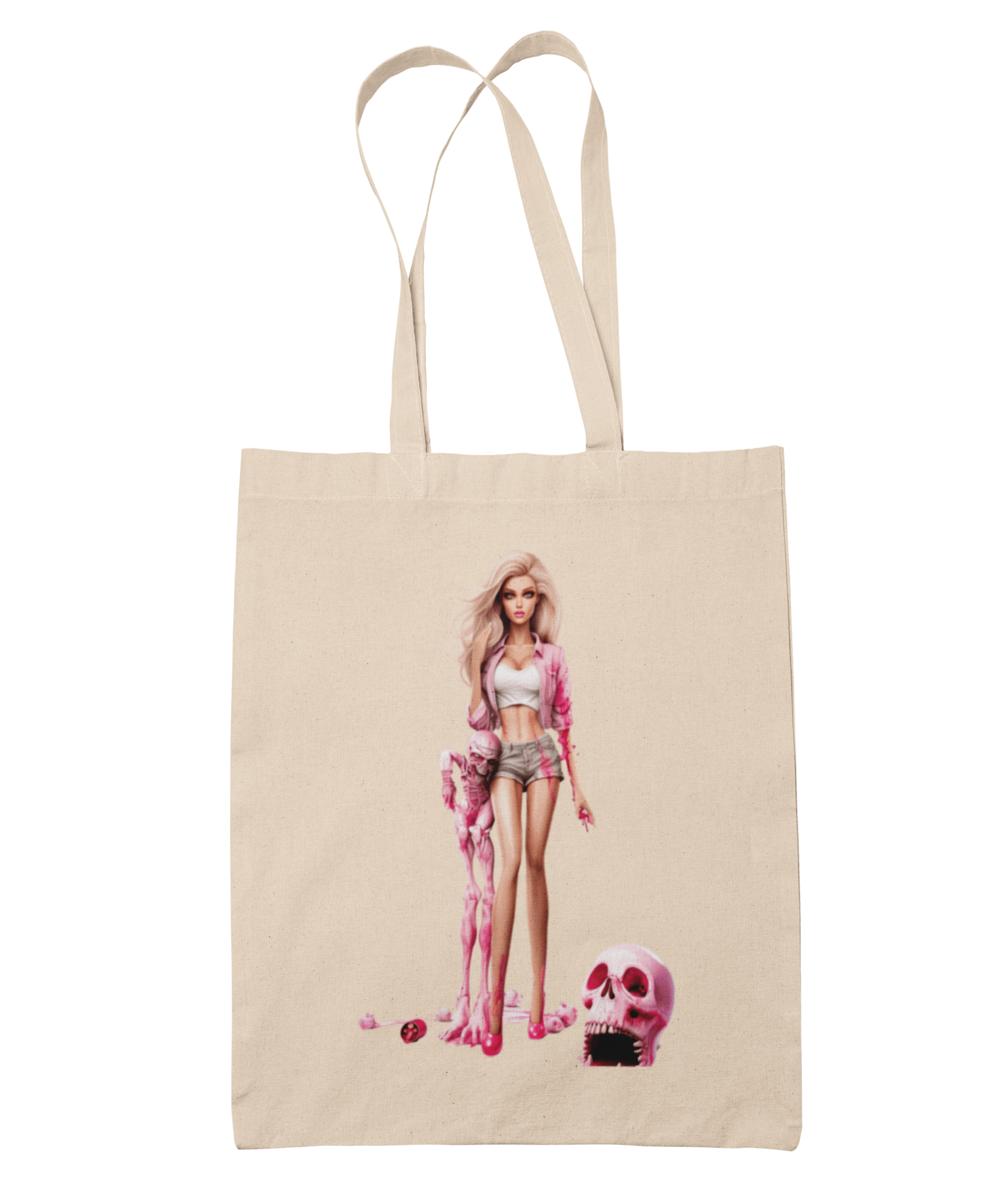 Daisy Duke Gothic Barbie Tote Bag