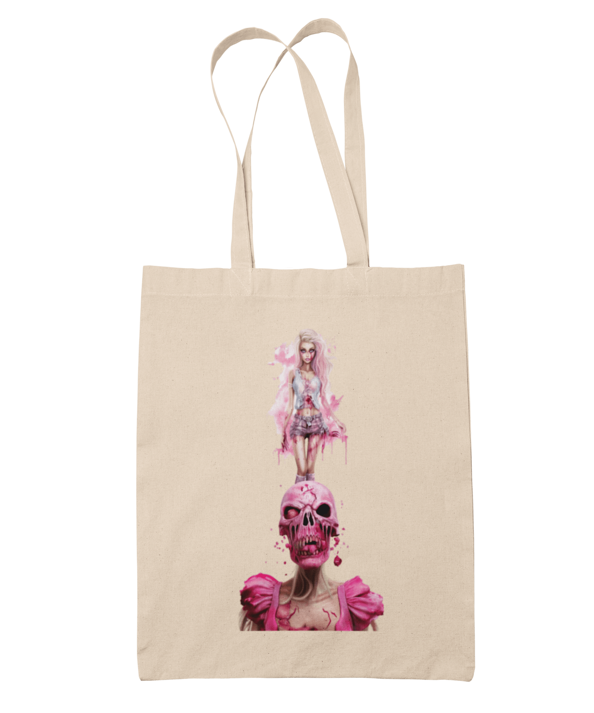 Daisy Duke Skull Barbie Tote Bag