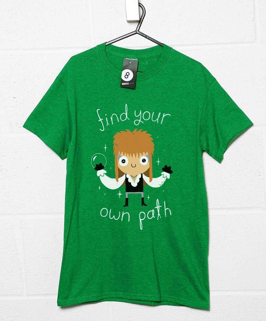 Find Your Own Path DinoMike T-Shirt - Antique Sapphire