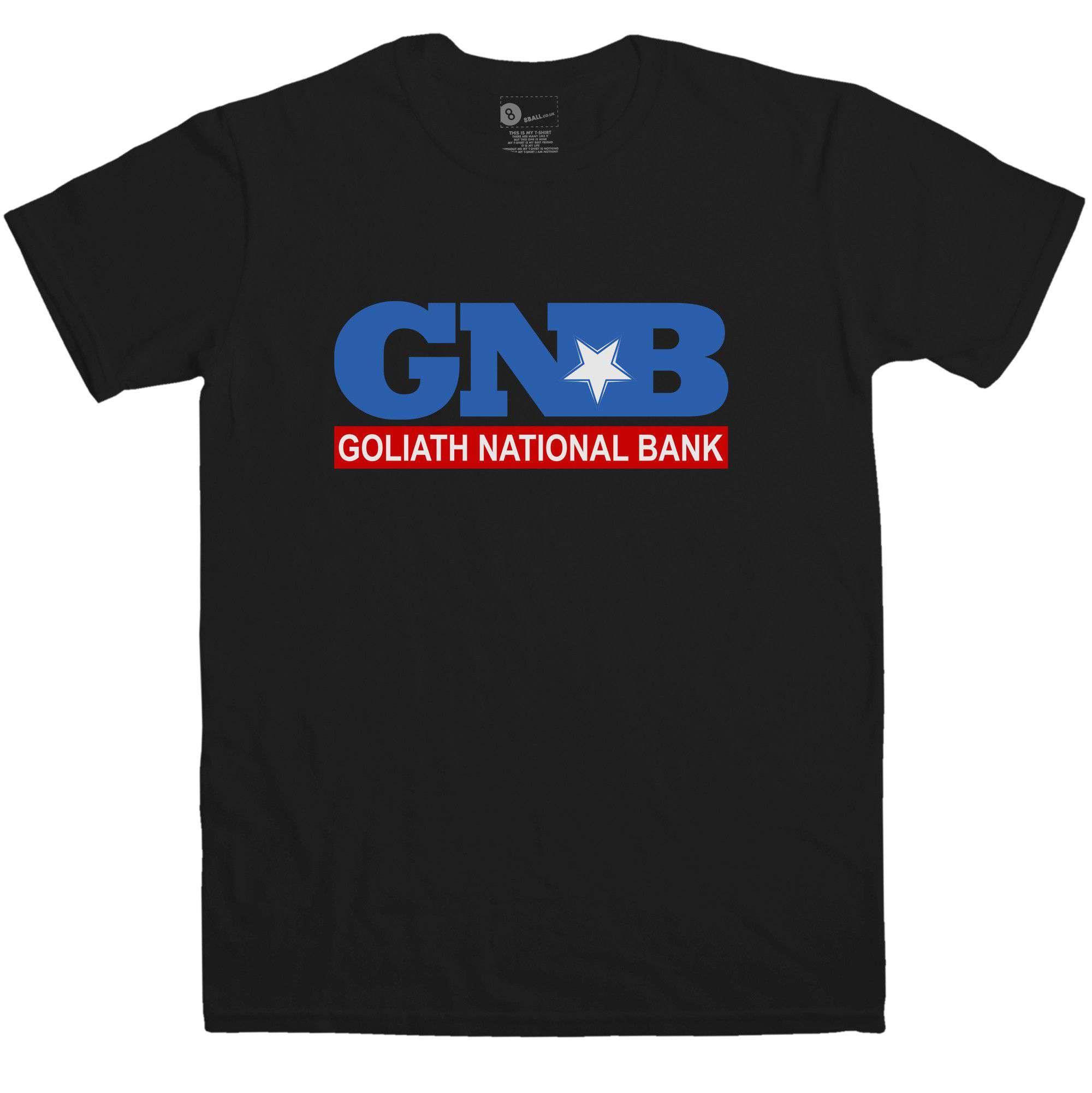 Goliath National Bank T-Shirt Inspired By How I Met Your Mother - Black