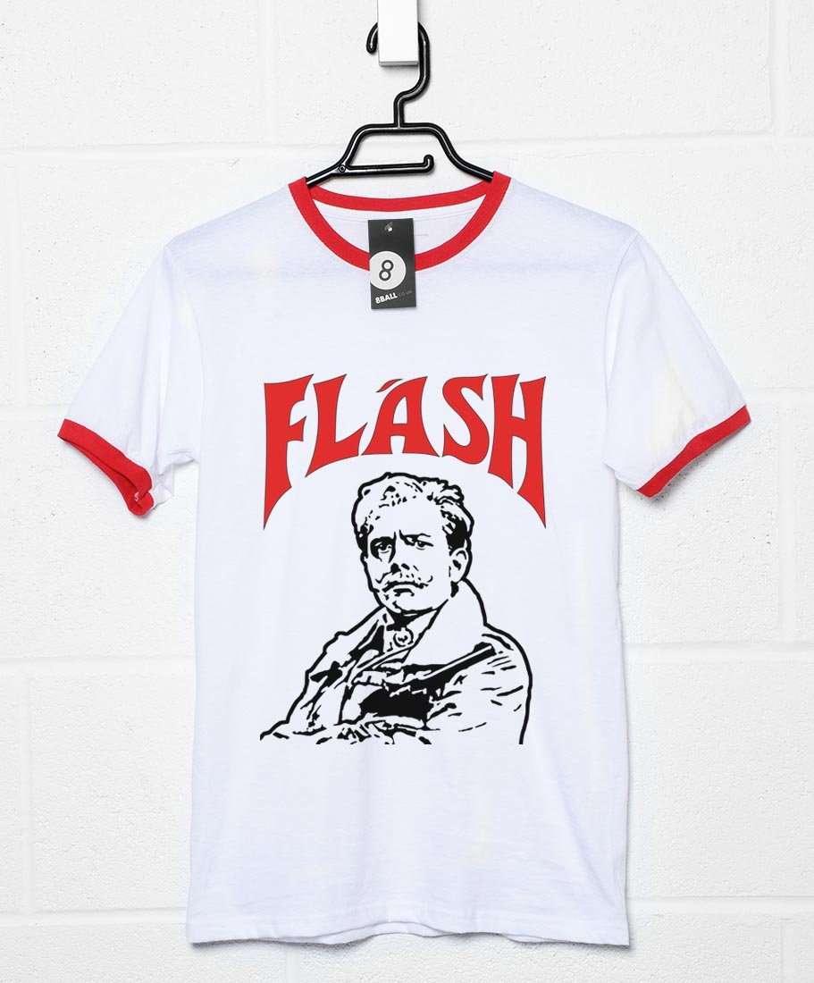 Lord Flashheart Flash Spoof Ringer Unisex T-Shirt | Teevee | T-Shirt ...