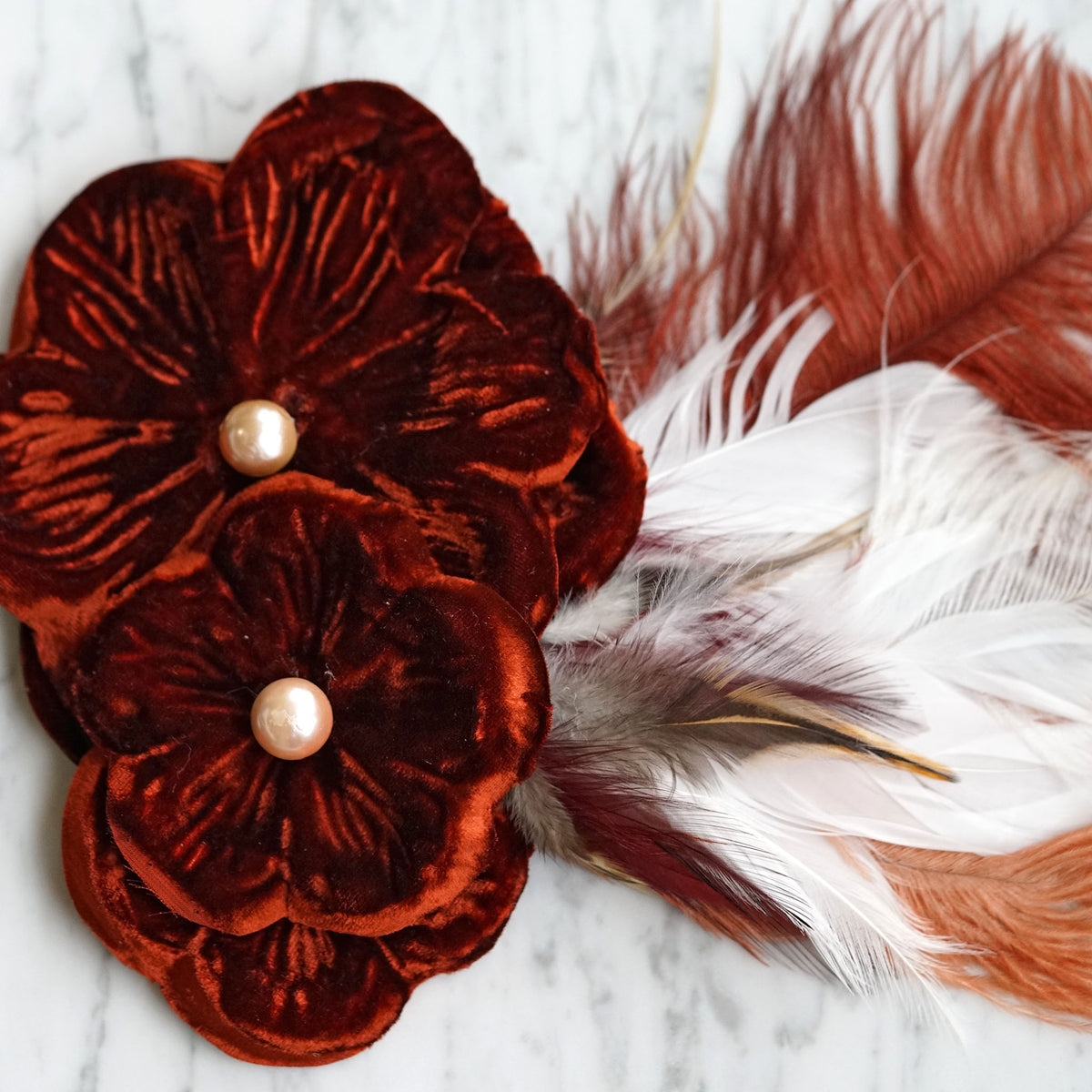 large red hair flower