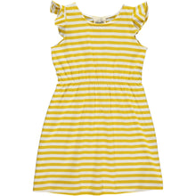 Load image into Gallery viewer, Vignette Veronica Dress Gold Stripe 
