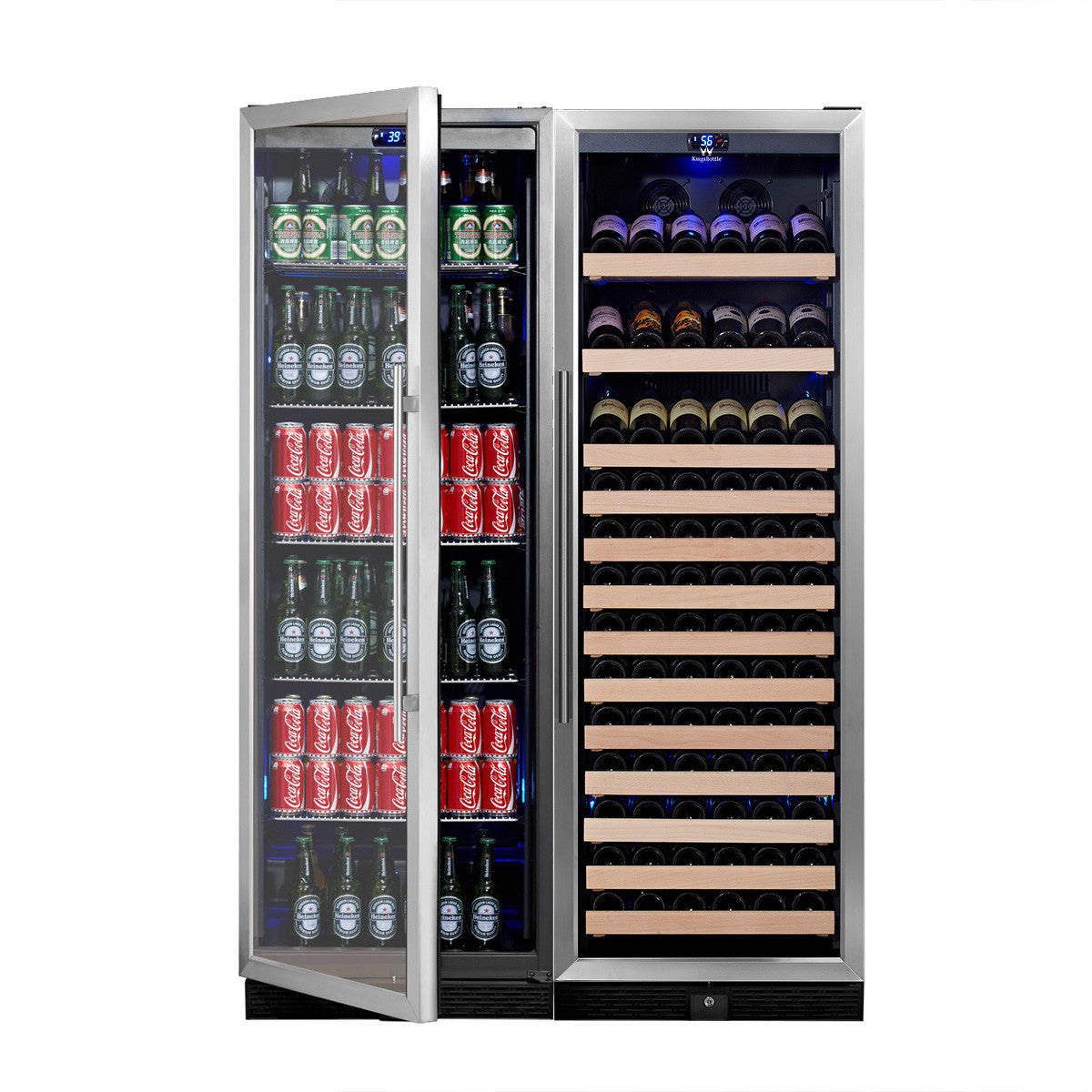 beer fridge wine cooler combo