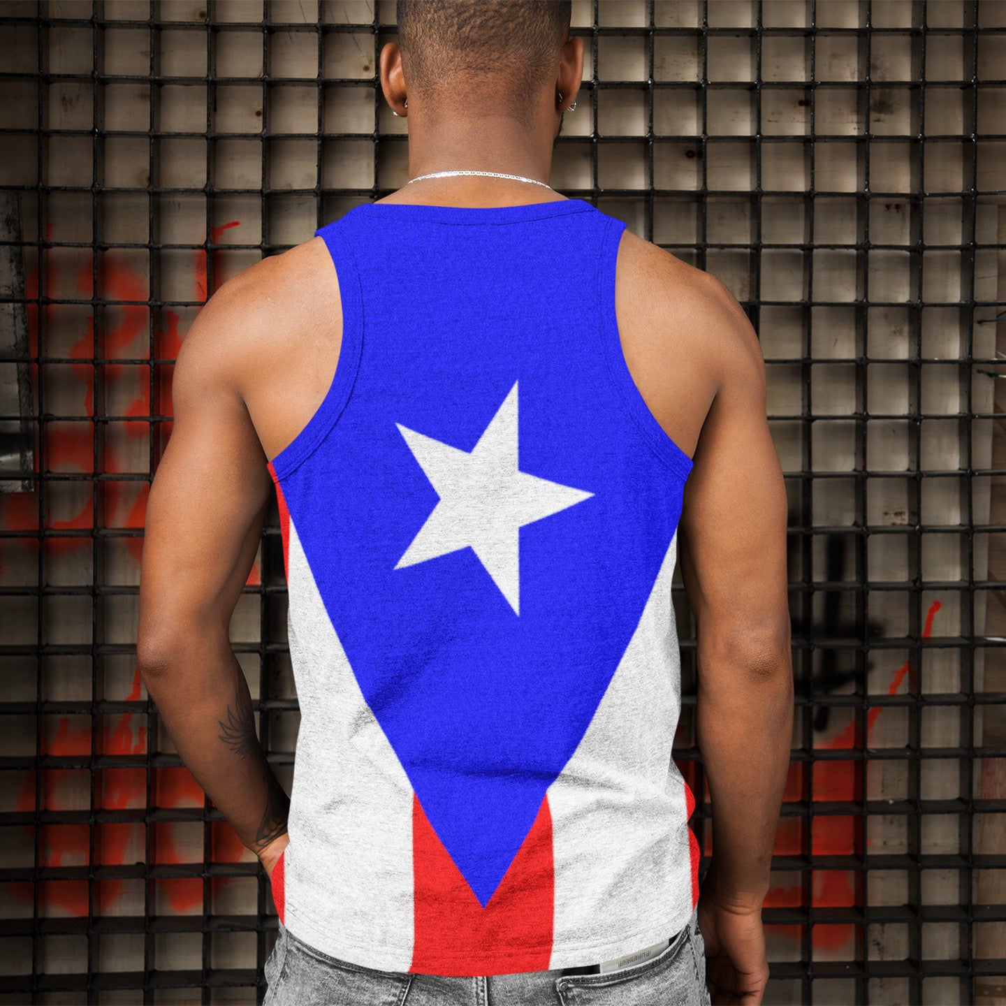 Puerto Rico Flag Men S Tank Top Properttees