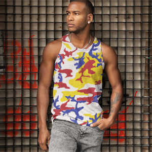 US Virgin Islands Camouflage - Men's Tank Top, Properttees