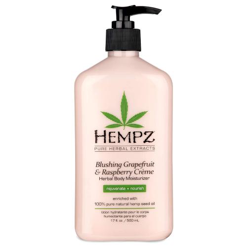 Hempz Blushing Grapefruit + Raspberry Creme Herbal Body Moisturizer 17 Oz