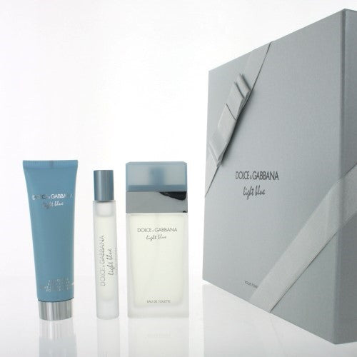 dolce and gabbana light blue for women gift set